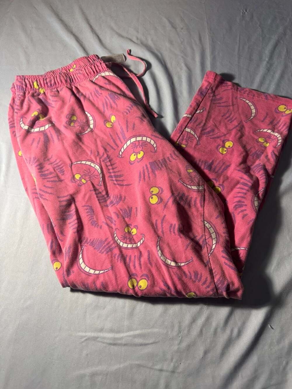 Disney Cheshire Cat Lounge Pants Size XL Pink